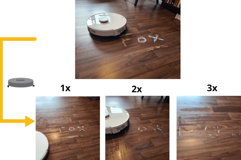 roborock s7 pro ultra test essuyage stratifie